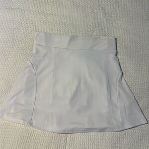 White golf skirt